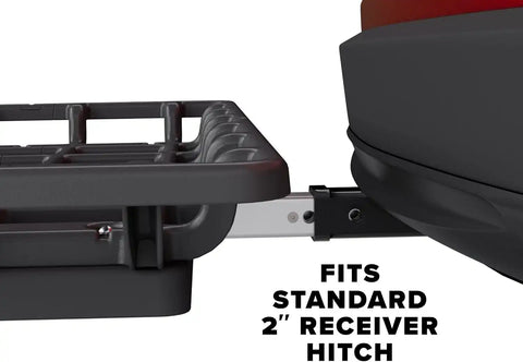 WeatherTech Hitch Basket Cargo Carrier 45"x28" 500lb. Load Capacity Aluminum Frame for 2" Hitch