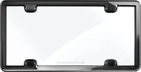 WeatherTech ClearCover - Clear Acrylic Lens Cover, Durable Frame that Protects License Plates, Black
