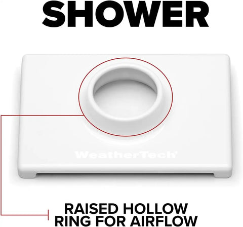WeatherTech SoapSaver Soap Dish - Shower, White