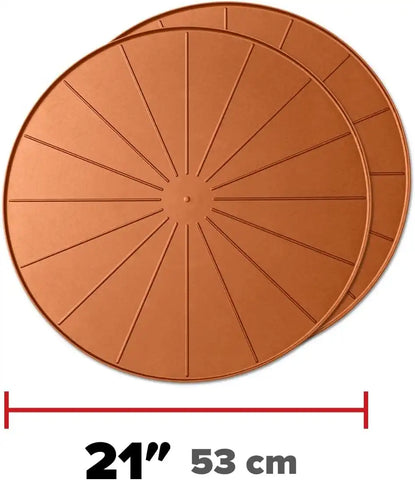 WeatherTech 21" Project Mats/Coasters - Contain Projects and Their Messes (8A21CST2PKTC) - Terra Cotta (2-Pack)