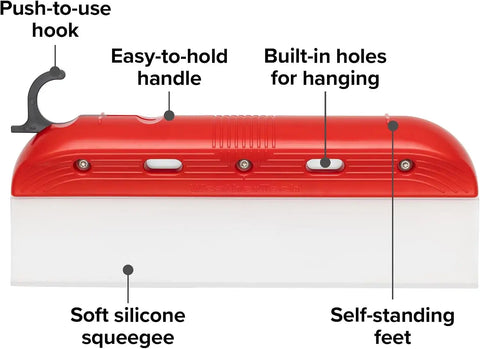 WeatherTech WaterWiper - Non-Scratch Silicone 12" Squeegee for Safe Water Removal (12 Inch)