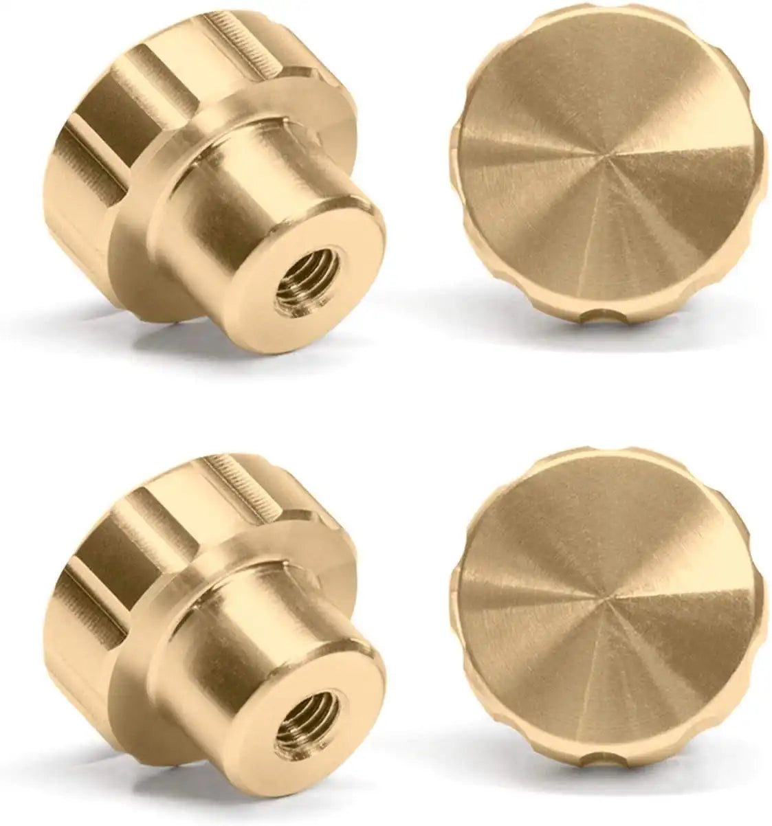 WeatherTech 4-Pack of Solid Billet Aluminum Knobs for CupFone - Rose Gold
