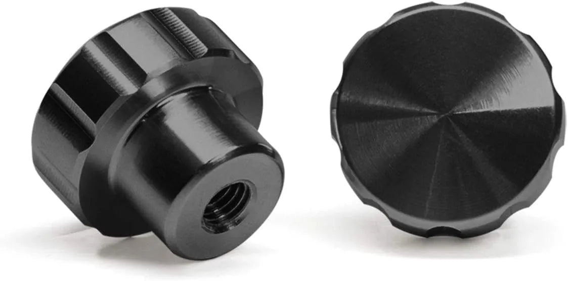 WeatherTech 2-Pack of Solid Billet Aluminum Knobs for CupFone - Black