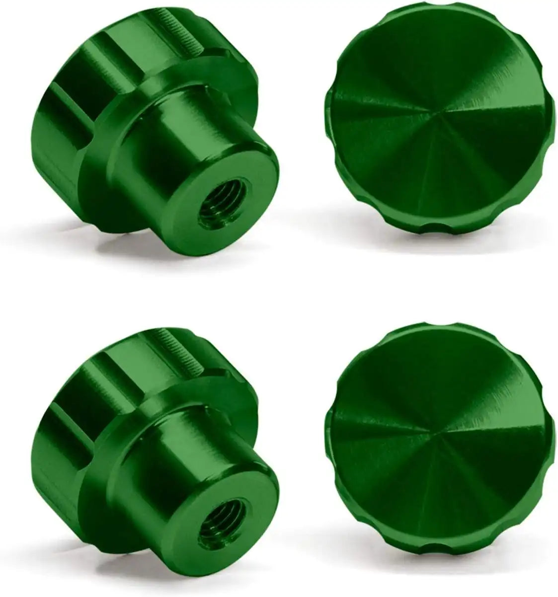 WeatherTech 4-Pack of Solid Billet Aluminum Knobs for CupFone - Forest Green
