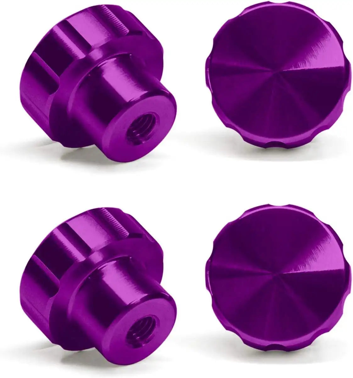 WeatherTech 4-Pack of Solid Billet Aluminum Knobs for CupFone - Violet