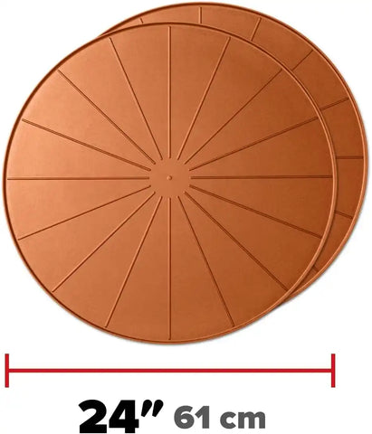 WeatherTech 24" Project Mats/Coasters - Contain Projects and Their Messes (8A24CST2PKTC) - Terra Cotta (2-Pack)