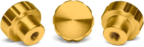 WeatherTech 3-Pack of Solid Billet Aluminum Knobs for CupFone - Gold
