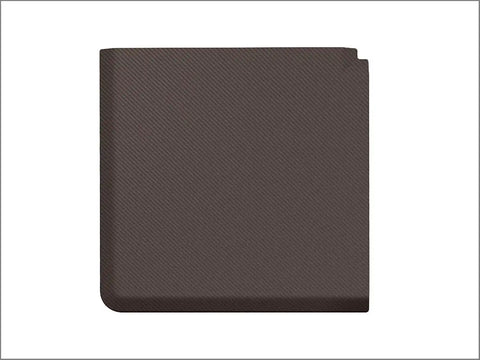 WeatherTech ComfortMat Connect Cushioned Non-Slip Waterproof Anti-Fatigue Mat 25" x 25" Corner Mat, Carbon Fiber, Cocoa