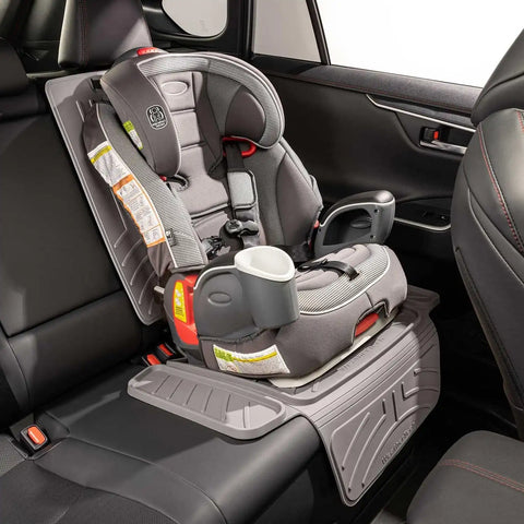 WeatherTech Child Car Seat Protector with Back | Spill Protection, Prevents Seat Compression, Grey