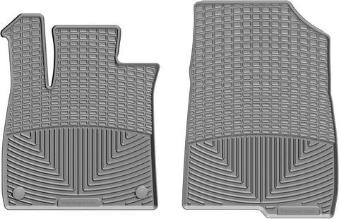 WeatherTech All-Weather Floor Mats for Honda Accord, Accord Hybrid 1st Row (W473GR), Grey