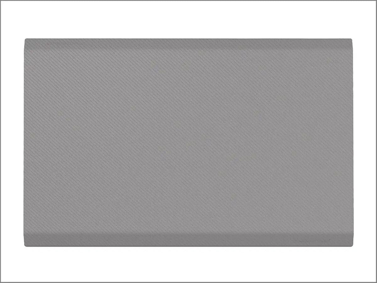WeatherTech ComfortMat Connect Cushioned Non-Slip Waterproof Anti-Fatigue Mat 24" x 36" Middle Mat, Carbon Fiber, Grey