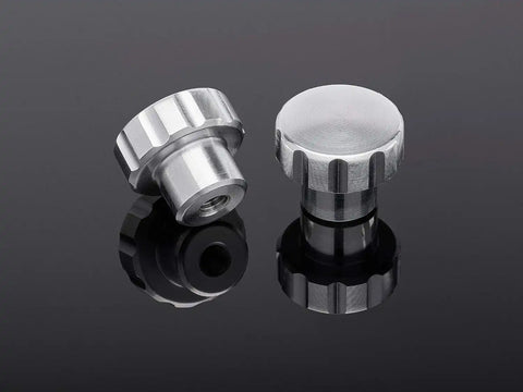 Weathertech 8ACFBK5 Silver Colored Billet Knobs