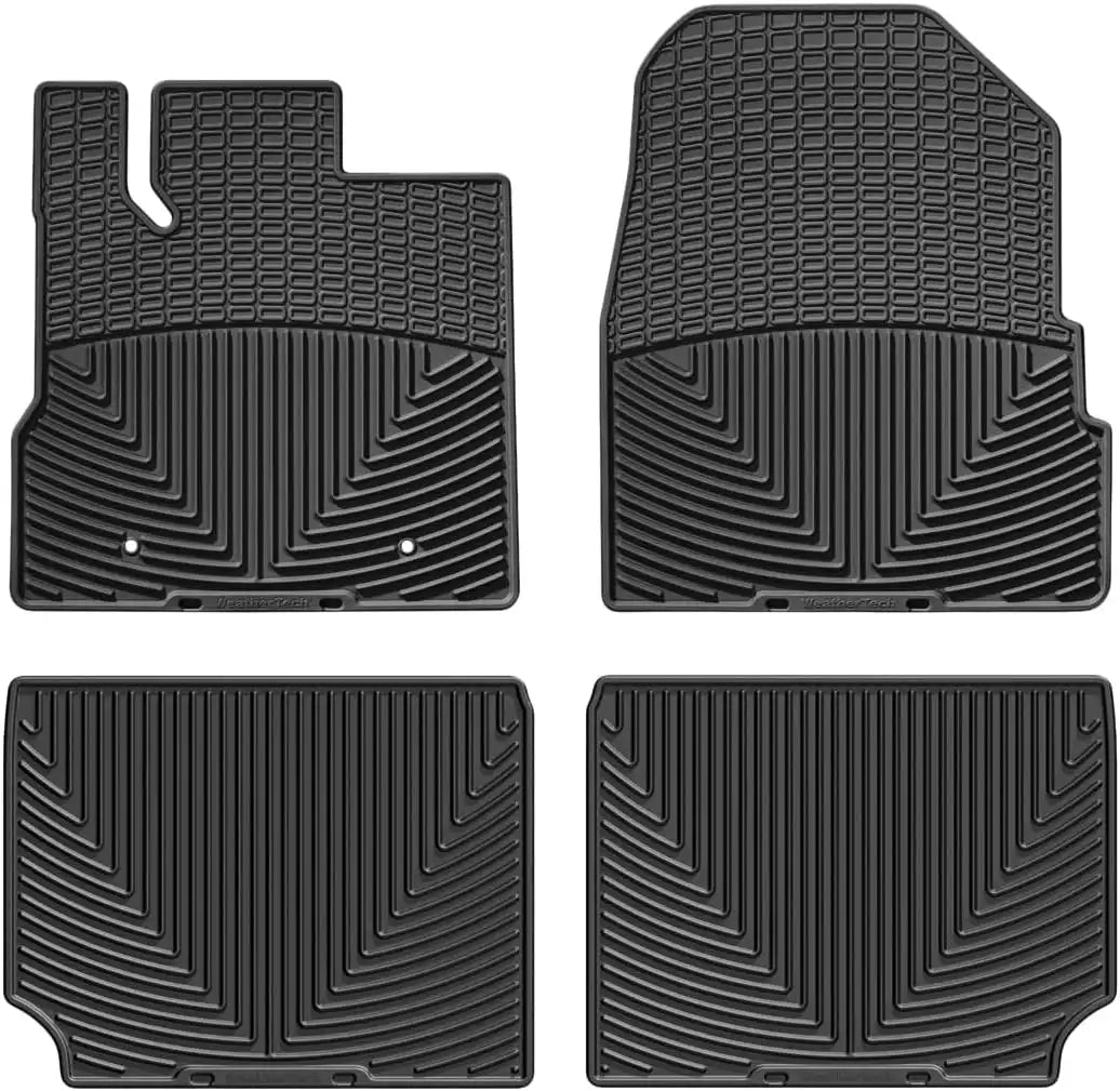 WeatherTech All-Weather Floor Mats for Chevrolet Equinox, Terrain 1st & 2nd Row (W165-W281), Black