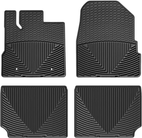 WeatherTech All-Weather Floor Mats for Chevrolet Equinox, Terrain 1st & 2nd Row (W165-W281), Black