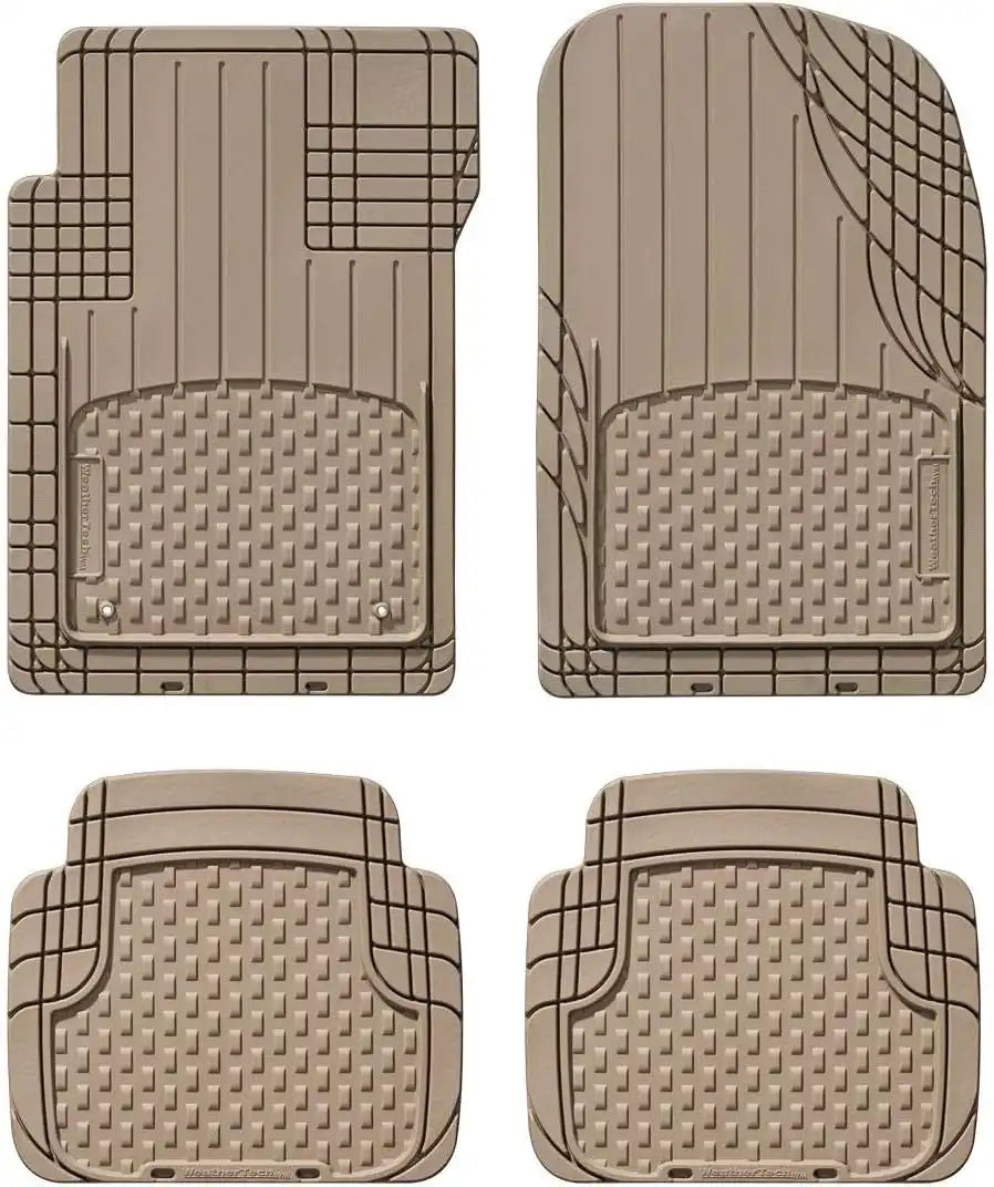 WeatherTech Semi Universal All Weather and Vehicle Trim to Fit Floor Mats - 4-Piece Set Tan
