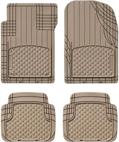 WeatherTech Semi Universal All Weather and Vehicle Trim to Fit Floor Mats - 4-Piece Set Tan