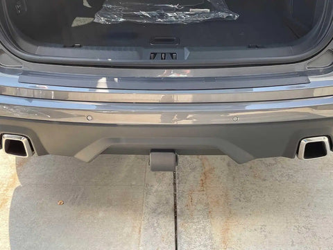 WeatherTech Custom BumperTopper for Ford Edge, Edge ST Rear Bumper Protector (BP0006), Black