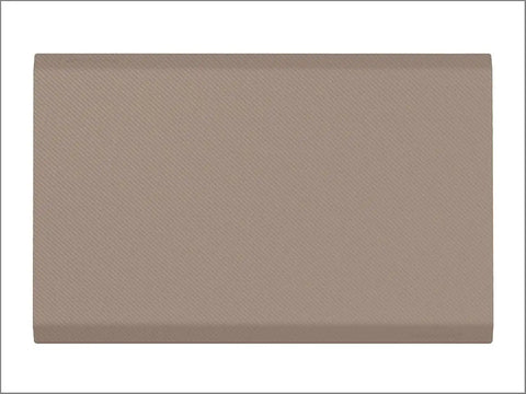 WeatherTech ComfortMat Connect Cushioned Non-Slip Waterproof Anti-Fatigue Mat 24" x 36" Middle Mat, Carbon Fiber, Tan