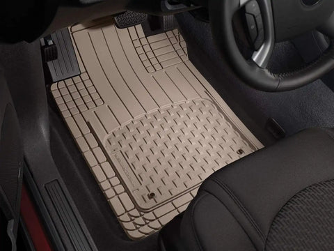 WeatherTech Trim-to-Fit Floor Mat - Semi Universal Vehicle Mats - 1st & 2nd Row 3-Piece Set (Black)