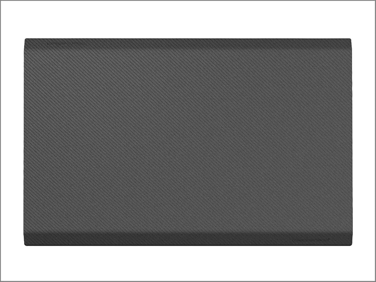 WeatherTech ComfortMat Connect Cushioned Non-Slip Waterproof Anti-Fatigue Mat 24" x 36" Middle Mat, Carbon Fiber, Black