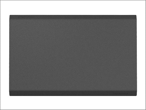 WeatherTech ComfortMat Connect Cushioned Non-Slip Waterproof Anti-Fatigue Mat 24" x 36" Middle Mat, Carbon Fiber, Black