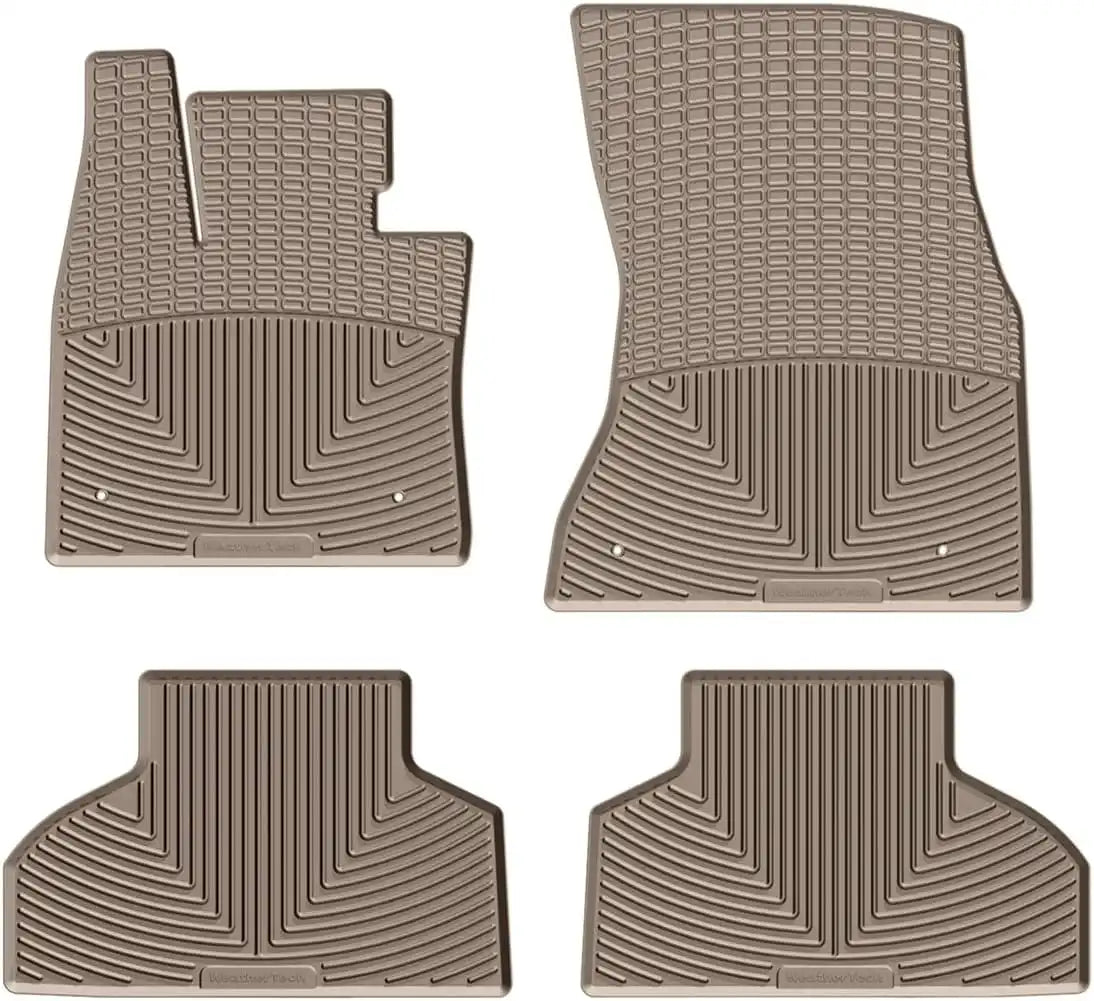 WeatherTech All-Weather Floor Mats for BMW X6 50i, X5 35d, X5 50i - 1st & 2nd Row (W325TN-W326TN), Tan