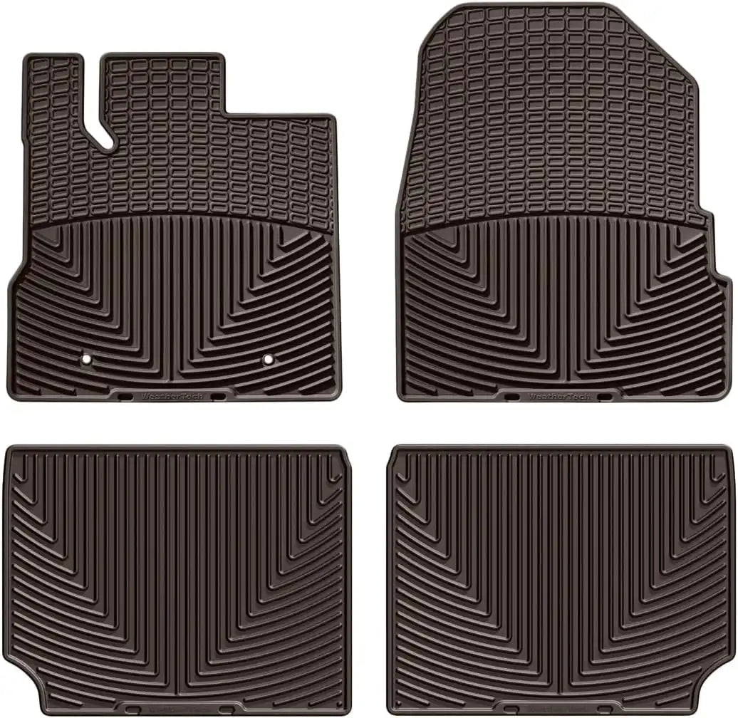 WeatherTech All-Weather Floor Mats for Chevrolet Equinox, Terrain 1st & 2nd Row (W165CO-W281CO), Cocoa