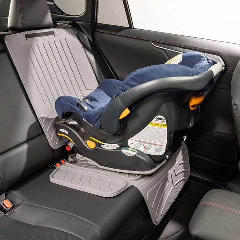 WeatherTech Child Car Seat Protector with Back | Spill Protection, Prevents Seat Compression, Grey