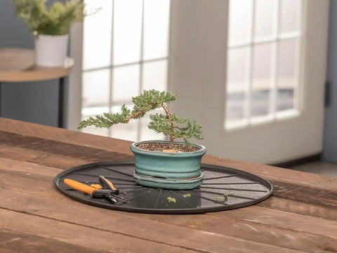 WeatherTech 18" Plant Mats/Coasters - for Floor Protection from planter spills, leaks and soil (8A18CST2PKTC)- Terra Cotta (2-Pack)