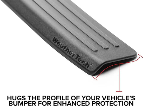 WeatherTech Custom BumperTopper for Subaru Legacy, Rear Bumper Protector (BP0046), Black