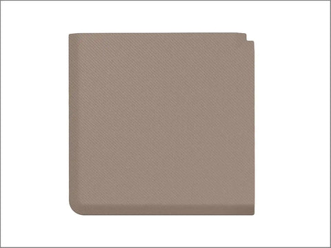 WeatherTech ComfortMat Connect Cushioned Non-Slip Waterproof Anti-Fatigue Mat 25" x 25" Corner Mat, Carbon Fiber, Tan
