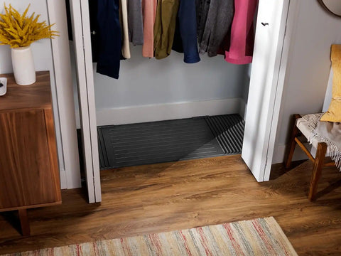 WeatherTech ClosetMat, 55 by 22 Inches Mat- Protection for Closet Floors, Trimmable - Black