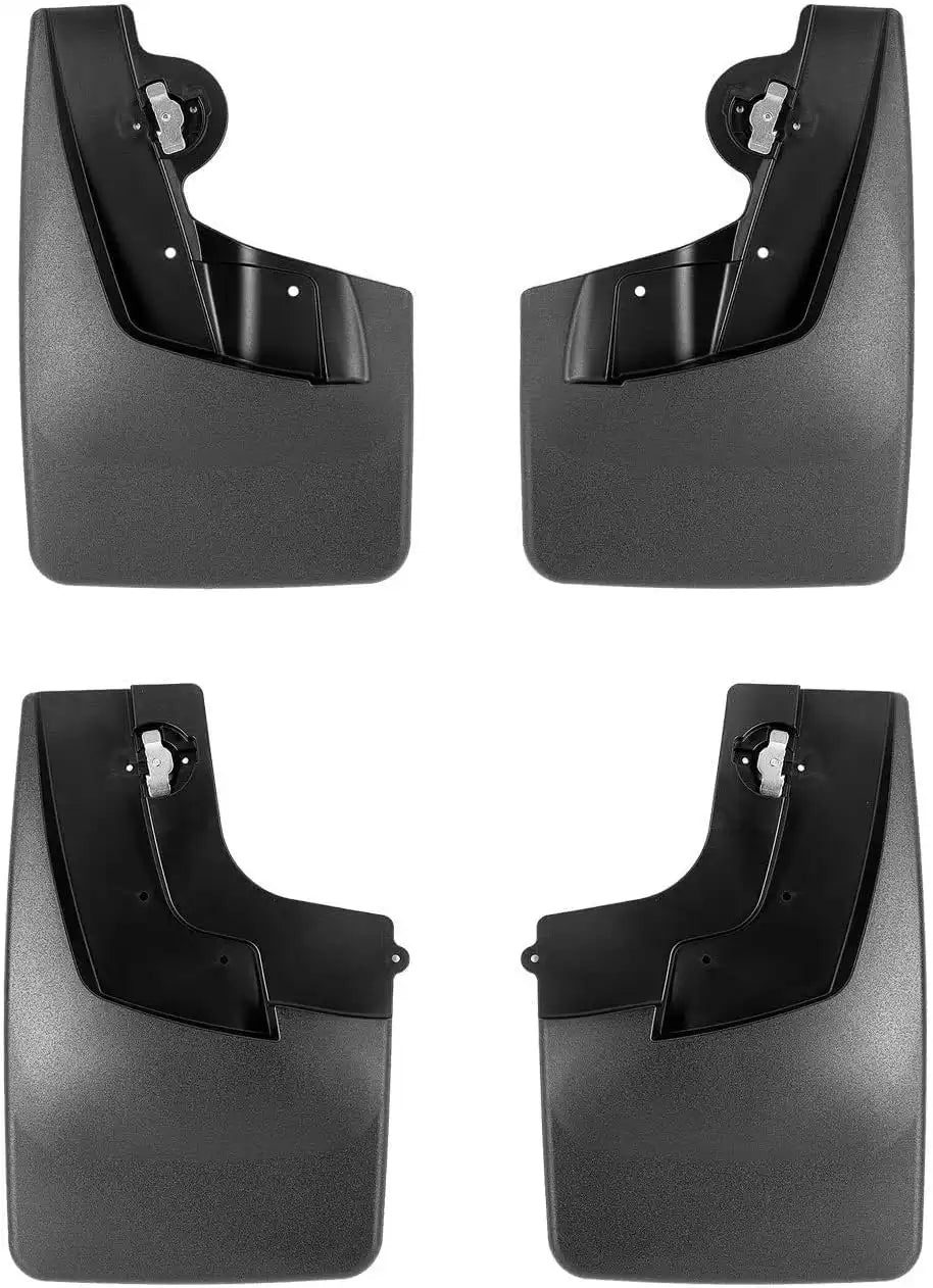 WeatherTech Custom No Drill Splash Guard MudFlaps for Chevrolet Colorado, Front & Rear Set (110171-120171), Black