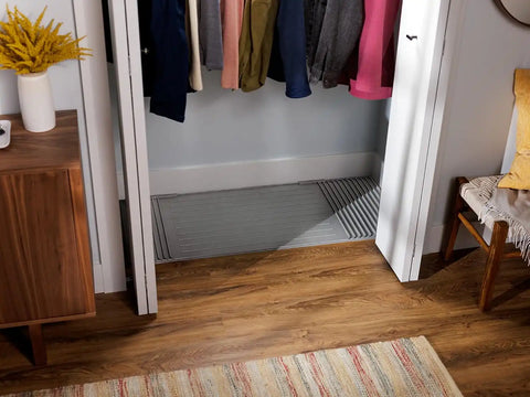 WeatherTech ClosetMat, 55 by 22 Inches Mat- Protection for Closet Floors, Trimmable - Grey