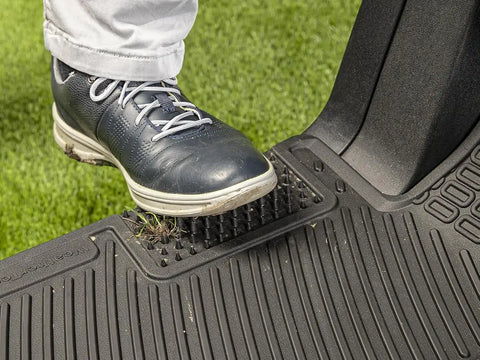 WeatherTech Custom Golf Cart Mat for EZGO RXV, 2FIVE, 1st Row (1Piece) (W603), Black