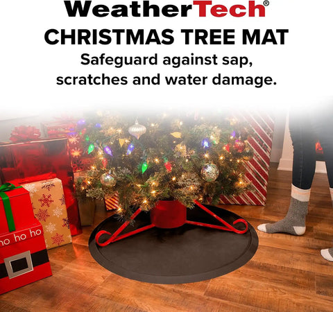 WeatherTech Christmas Tree Mat - Heavy-Duty Christmas Tree Mat Floor Protector (Cocoa)