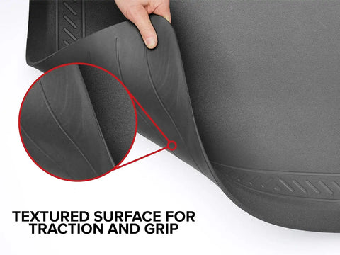 WeatherTech ComfortMat | 24" x 36" Anti-Fatigue Mat, 3/4" Thick, Slip Resistant, Easy to Clean, Bordered Pattern (Black)