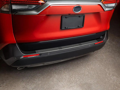 WeatherTech Custom BumperTopper for Toyota RAV4 Plug-in Hybrid, RAV4 Prime, RAV4 - Rear Bumper Protector (BP0014), Black