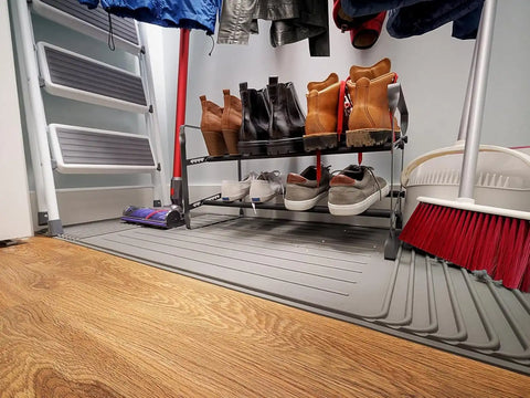 WeatherTech ClosetMat, 55 by 22 Inches Mat- Protection for Closet Floors, Trimmable - Grey
