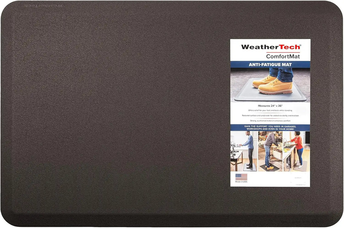 WeatherTech ComfortMat | 24" x 36" Anti-Fatigue Mat, 3/4" Thick, Slip Resistant, Easy to Clean, Stone Pattern (Cocoa)