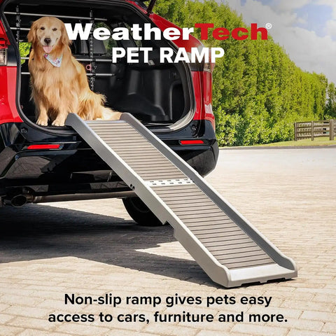 WeatherTech PetRamp - Non-Slip, Portable Dog Ramp for Large Dogs to 300 Pounds, 67" x 15" - Traction Grip Ramp, Easy Access for Pets to Car, SUV, Truck, Bed, Couch & Other Home Areas