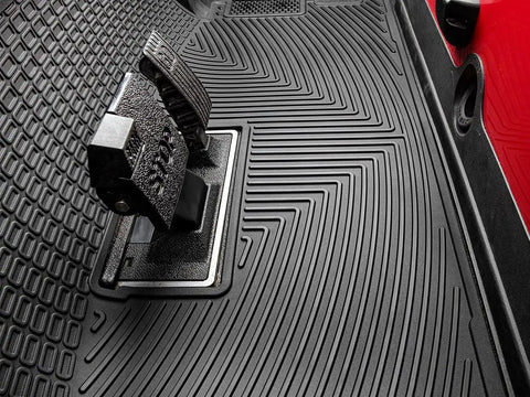 WeatherTech Custom Golf Cart Mat for EZGO Express, Shuttle, TXT - 1st Row (1Piece) (W598), Black