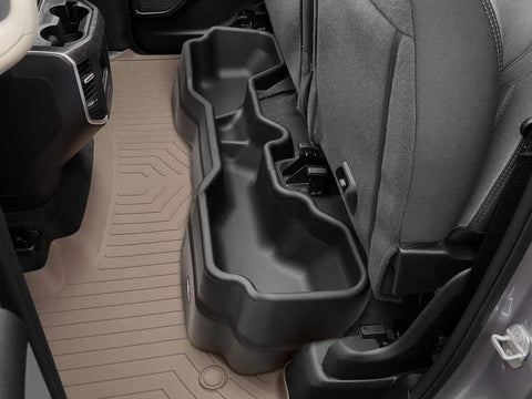 WeatherTech Under Seat Storage System for Dodge Ram Truck 1500, Ram 1500 (4S009), Black