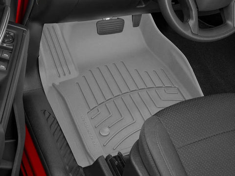 WeatherTech FloorLiner HP Custom Fit Floor Mats for Ford F-150 Lightning, F-150-1st & 2nd Row (44697-1-2IM), Black