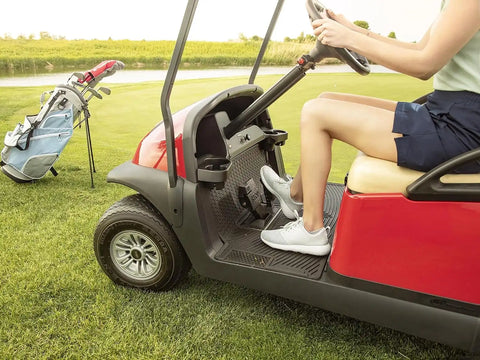 WeatherTech Custom Golf Cart Mat for EZGO RXV, 2FIVE, 1st Row (1Piece) (W603), Black