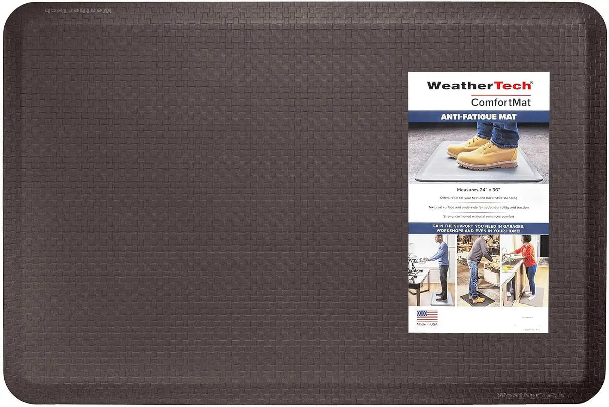 WeatherTech ComfortMat | 24" x 36" Anti-Fatigue Mat, 3/4" Thick, Slip Resistant, Easy to Clean, Woven Pattern (Cocoa)