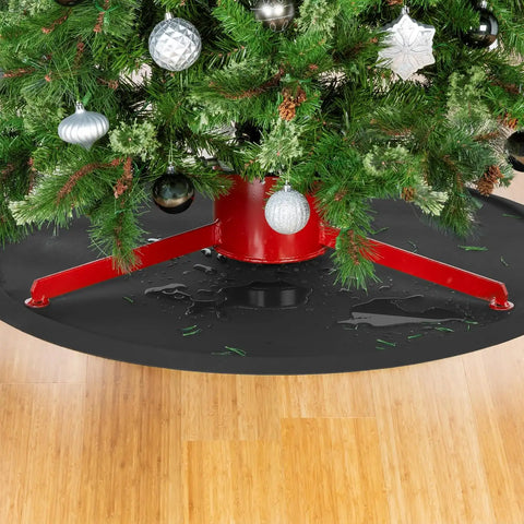 WeatherTech Christmas Tree Mat - Heavy-Duty Christmas Tree Mat Floor Protector (Black)