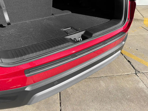 WeatherTech Custom BumperTopper for Honda Pilot, Rear Bumper Protector (BP0070), Black