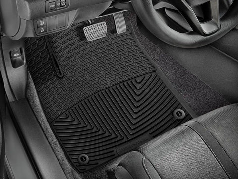 WeatherTech All-Weather Floor Mats for Honda Accord, Accord Hybrid 1st Row (W473), Black